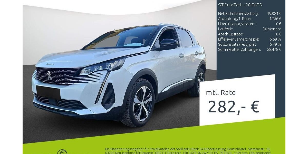Peugeot 3008 24.262 km 22.320 &euro; Dülmen 48249