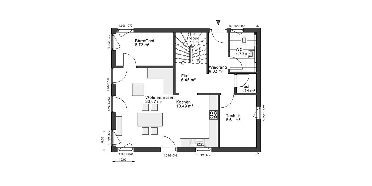 Einfamilienhaus Gelsenkirchen Gelsenkirchen-Nord - 4 Zimmer, 140 m&sup2;, 1.900&euro; | Angebot:26663238