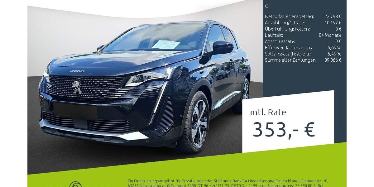 Peugeot 3008 23.842 km 33.777 &euro; Dülmen 48249