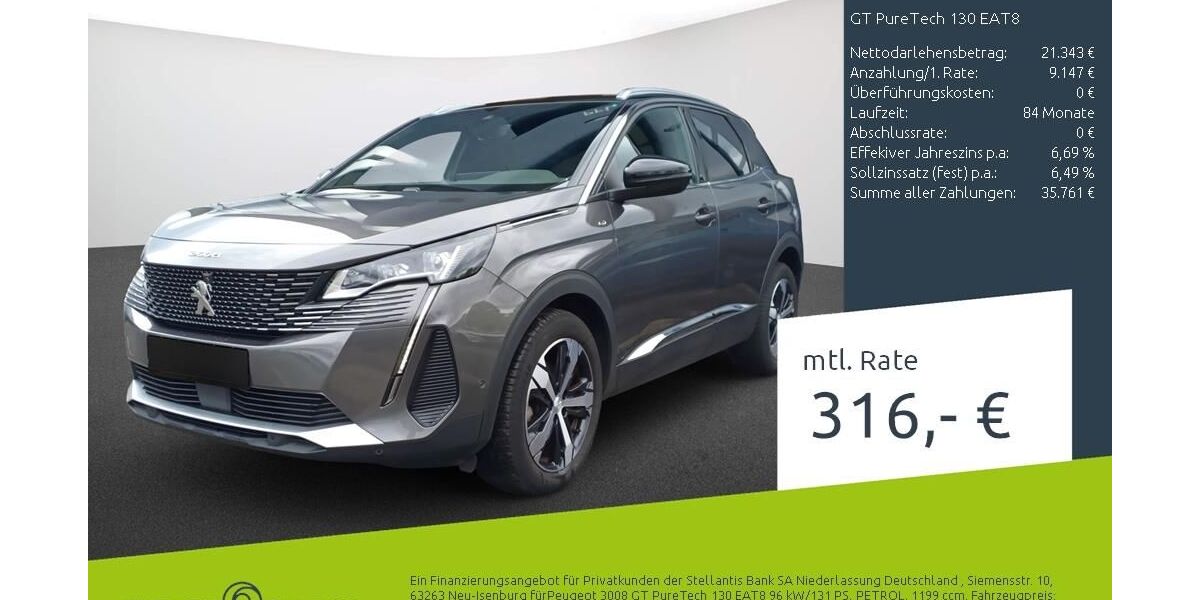 Peugeot 3008 28.460 km 29.430 &euro; Dülmen 48249