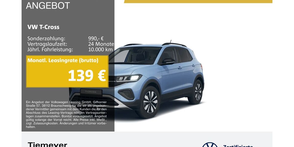 VW T-Cross 5.864 km 20.170 &euro; Bochum 44892