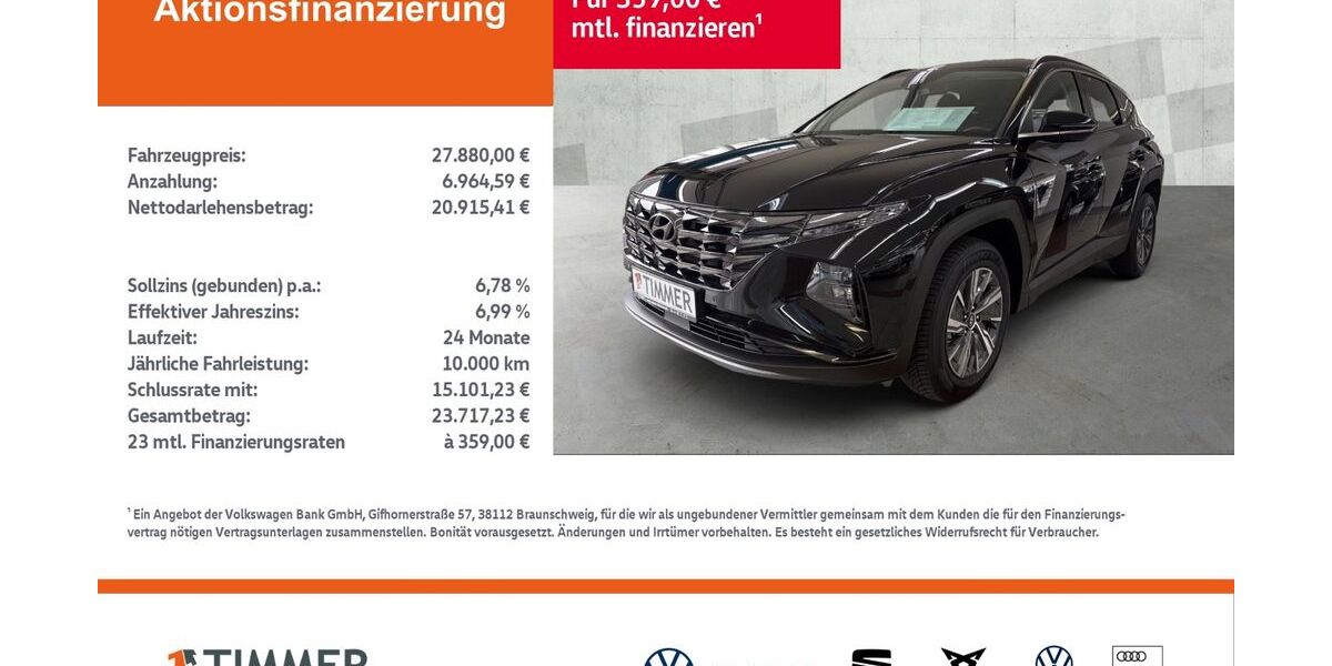 Hyundai TUCSON 47.248 km 27.880 &euro; Dülmen 48249
