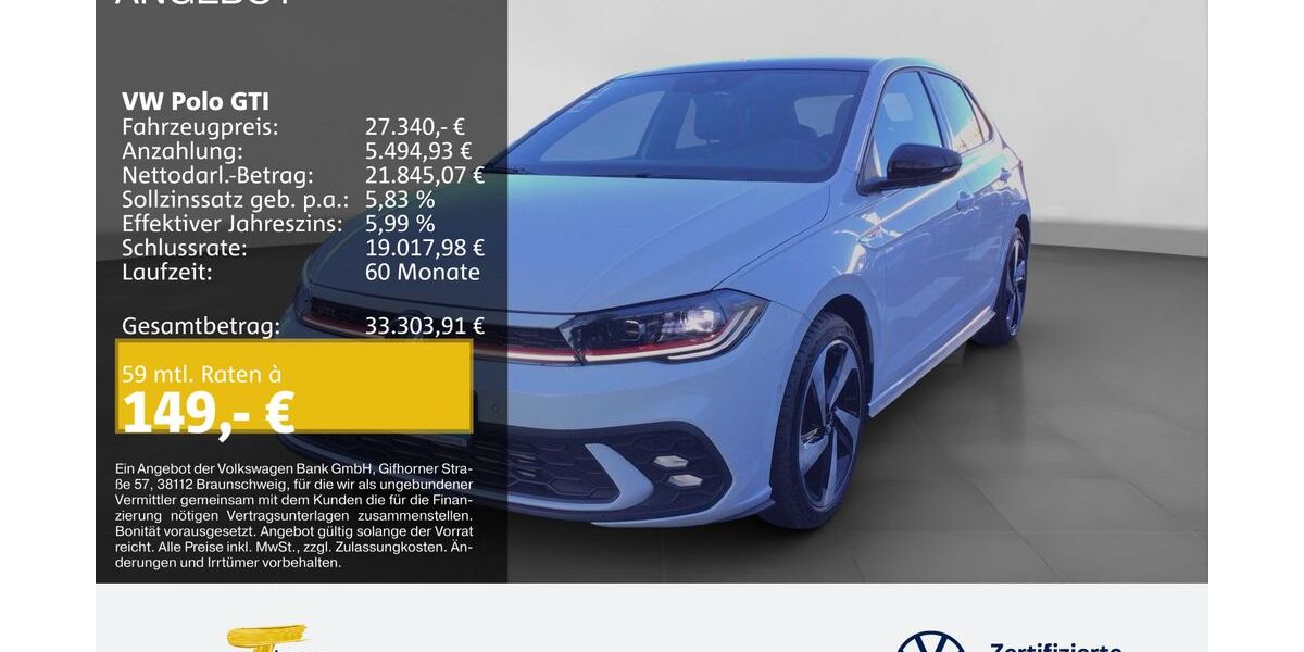 VW Polo 13.813 km 27.340 &euro; Gelsenkirchen 45894