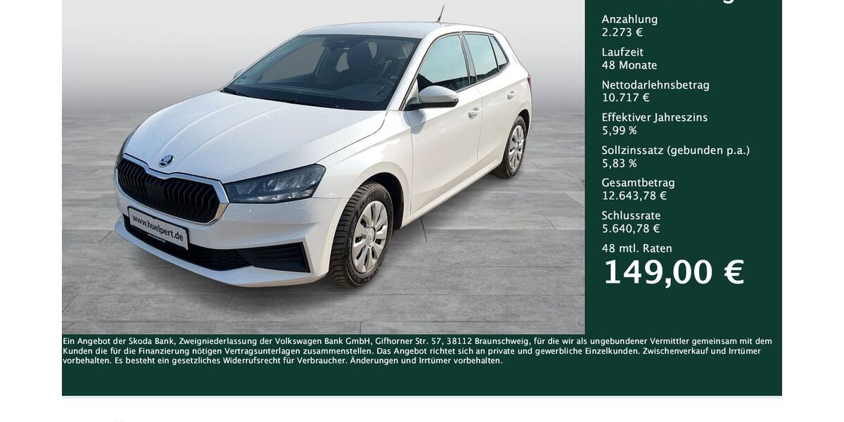 Skoda Fabia 91.027 km 12.990 &euro; Dortmund 44269