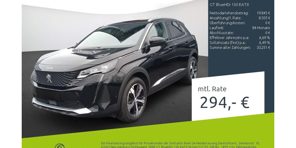 Peugeot 3008 33.837 km 27.260 &euro; Dülmen 48249