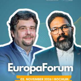 EuropaForum: Autorenlesung und Gespräch mit Stephan Anpalagan und Dennis Radtke MdEP 02.11.2026 Thalia Mayersche Buchhandlung, Kortumstr. 69–71, 44787 Bochum