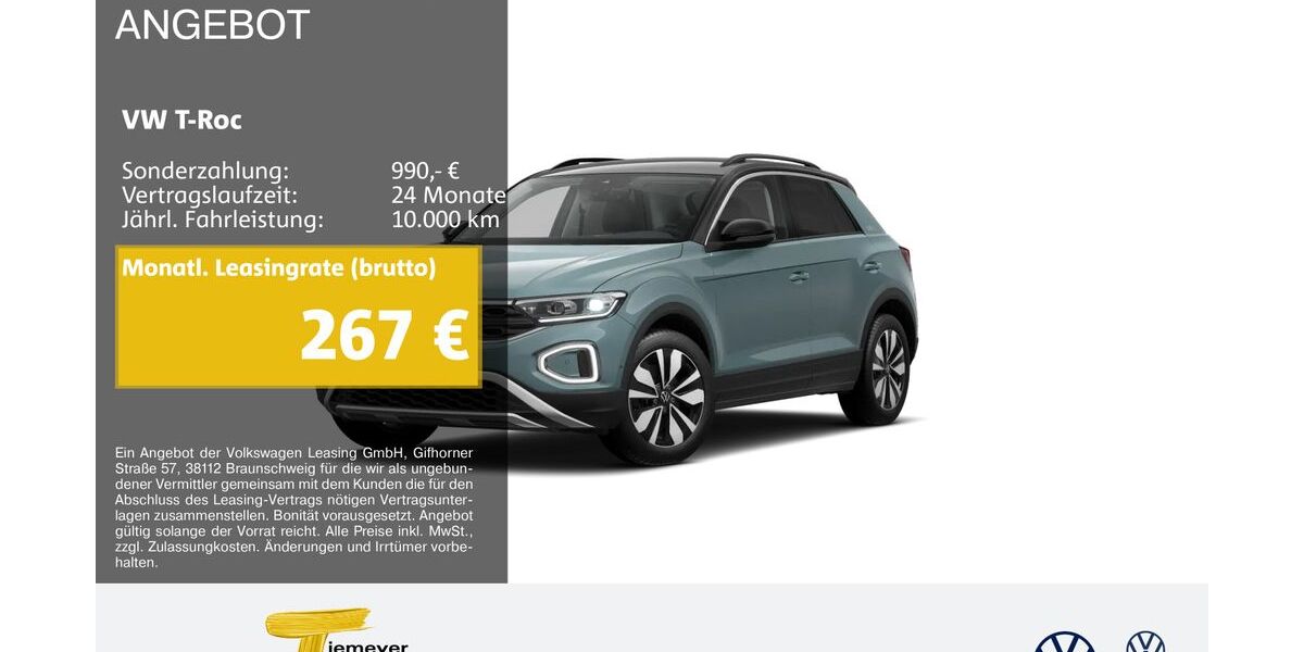 VW T-Roc 23.301 km 25.540 &euro; Castrop-Rauxel 44575