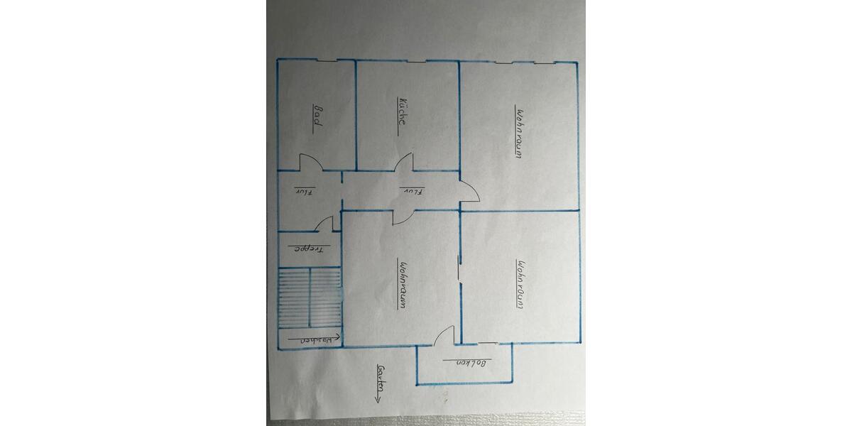 Etagenwohnung Oberhausen Alsfeld - 3 Zimmer, 72 m&sup2;, 720&euro; | Angebot:26679627