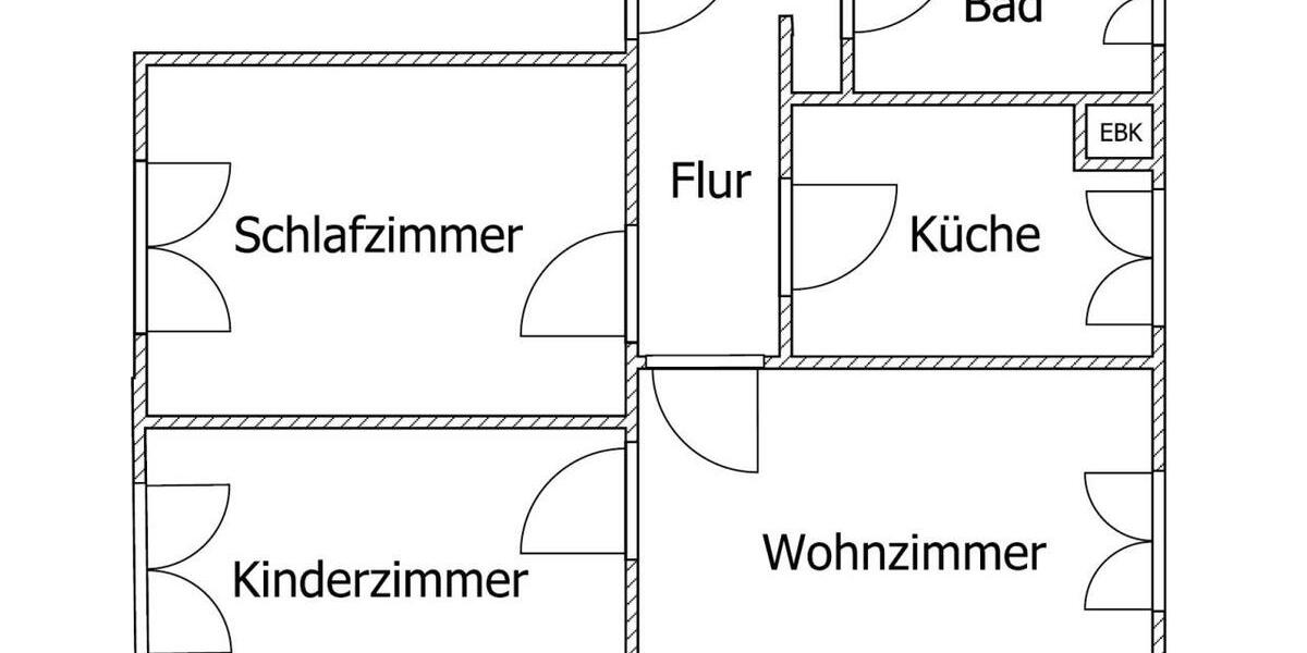 Etagenwohnung Marl Alt-Marl - 3 Zimmer, 62 m&sup2;, 464&euro; | Angebot:26656399