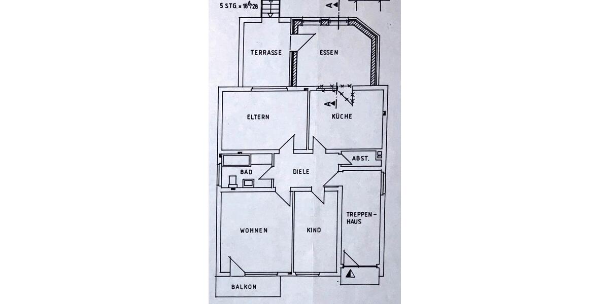 Erdgeschoßwohnung Recklinghausen Grullbad - 3.5 Zimmer, 105 m&sup2;, 1.200&euro; | Angebot:25982665