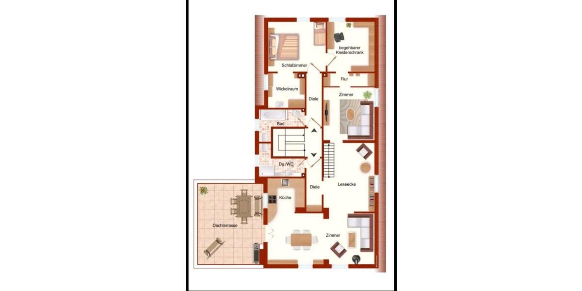 Etagenwohnung Haltern am See - 5 Zimmer, 135 m&sup2;, 900&euro; | Angebot:26614570