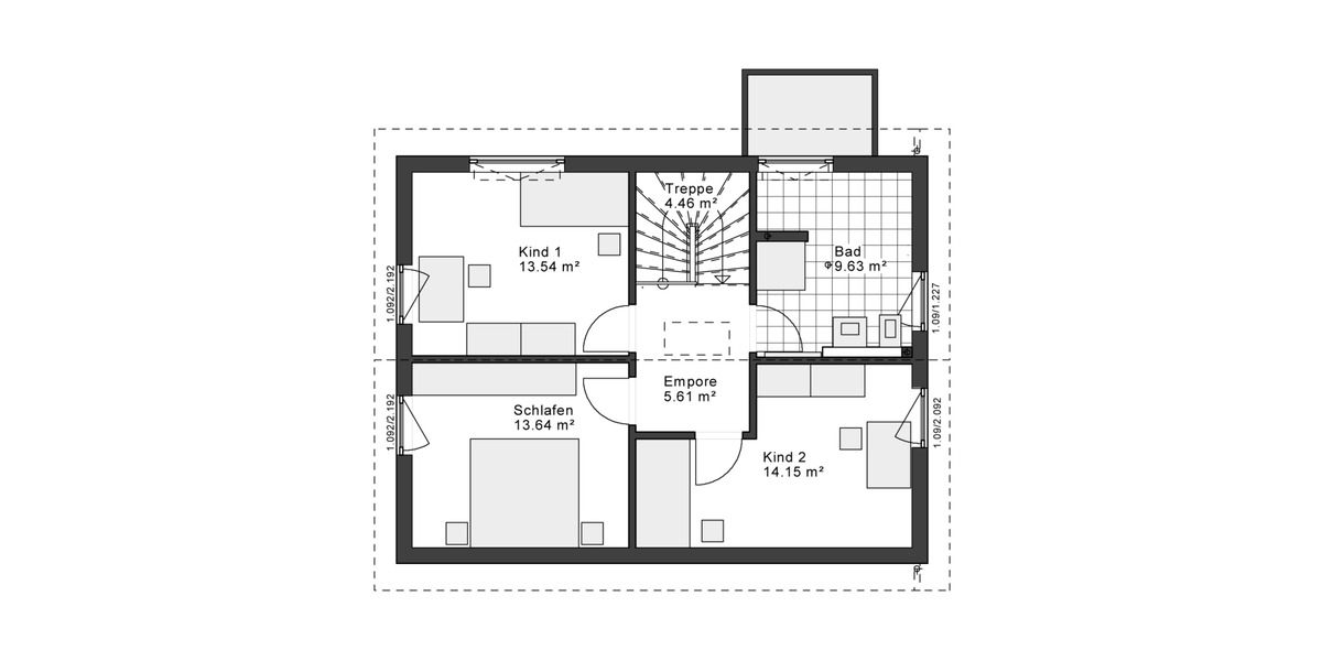 Einfamilienhaus Essen Borbeck-Mitte - 3 Zimmer, 122 m&sup2;, 369.900&euro; | Angebot:25669139