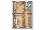 Reihenmittelhaus Herten Bertlich - 3 Zimmer, 80 m&sup2;, 175.000&euro; | Angebot:26694581